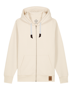 bio-unisex-medium fit-zipthru-basic-stsu179-natur-front