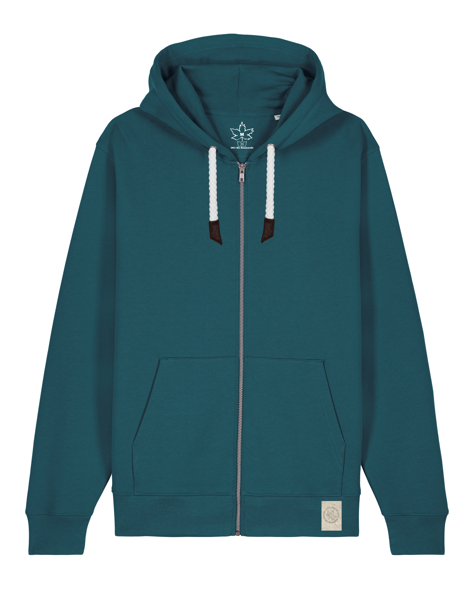 bio-unisex-medium fit-zipthru-basic-stsu179-nordmanntanne-front