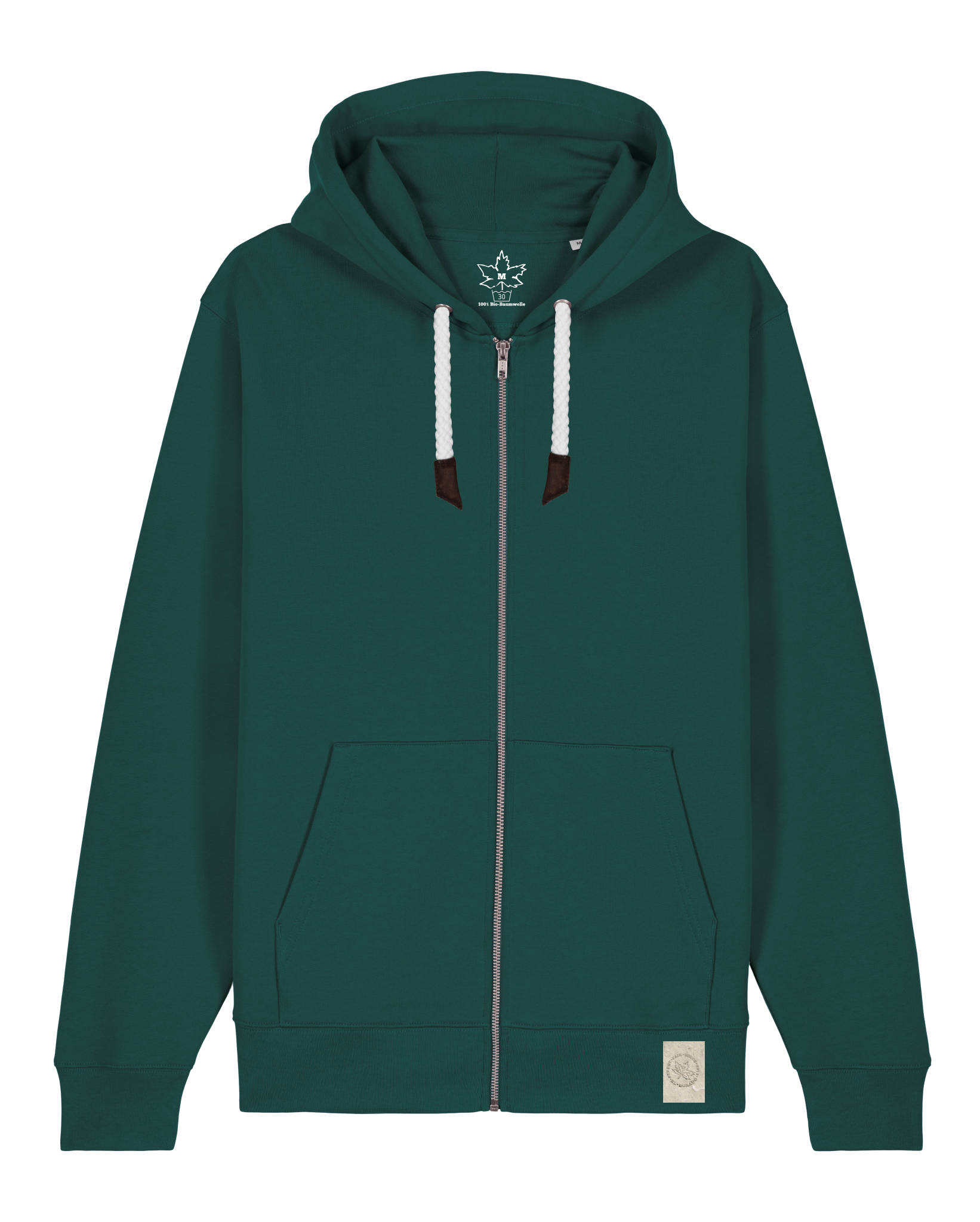 bio-unisex-medium fit-zipthru-basic-stsu179-spirulina-front