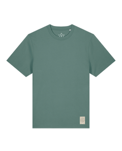bio-unisex-relaxed fit-tshirt-basic-sttu171-blautanne-front