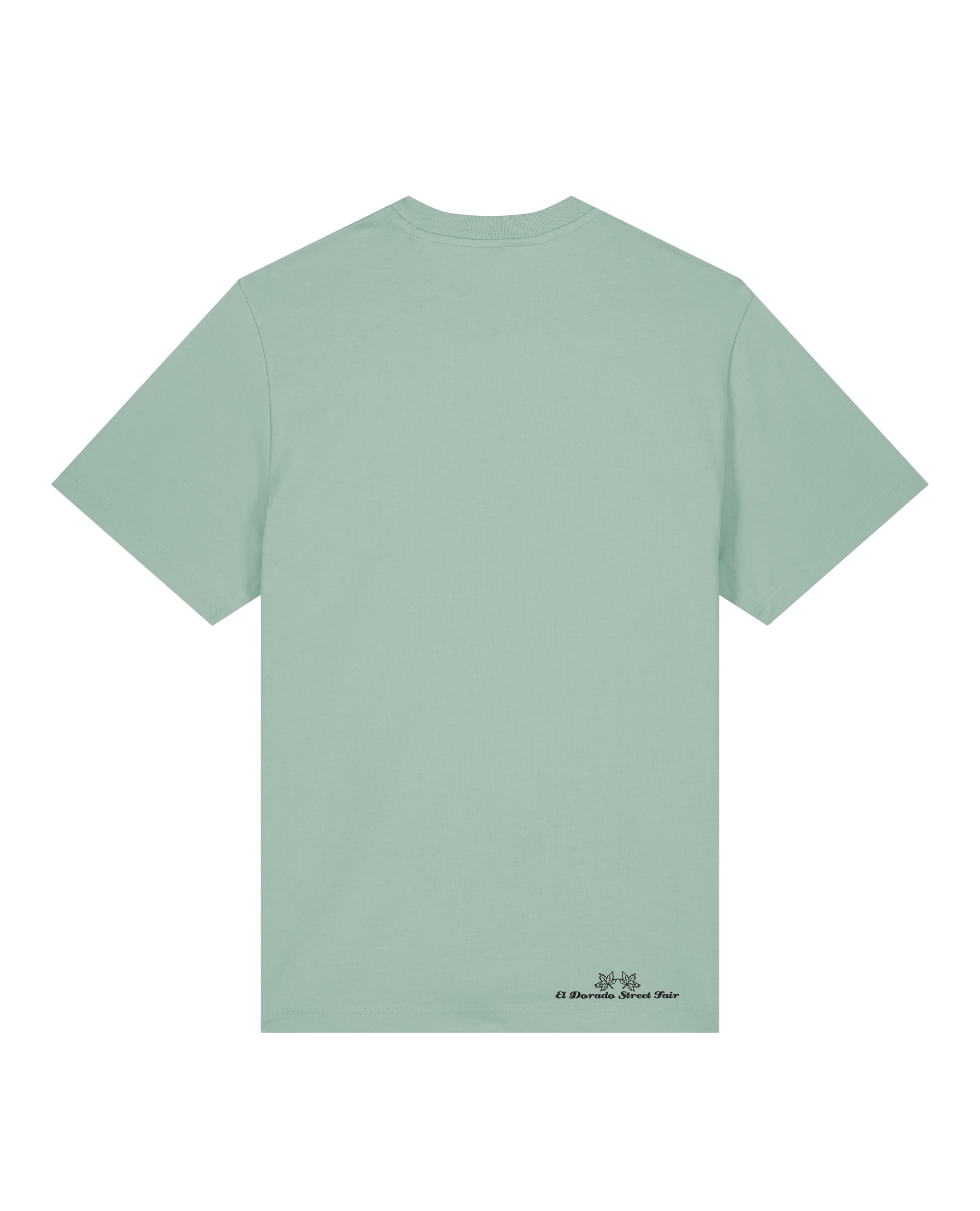 bio-unisex-relaxed fit-tshirt-basic-sttu171-eukalyptus-back