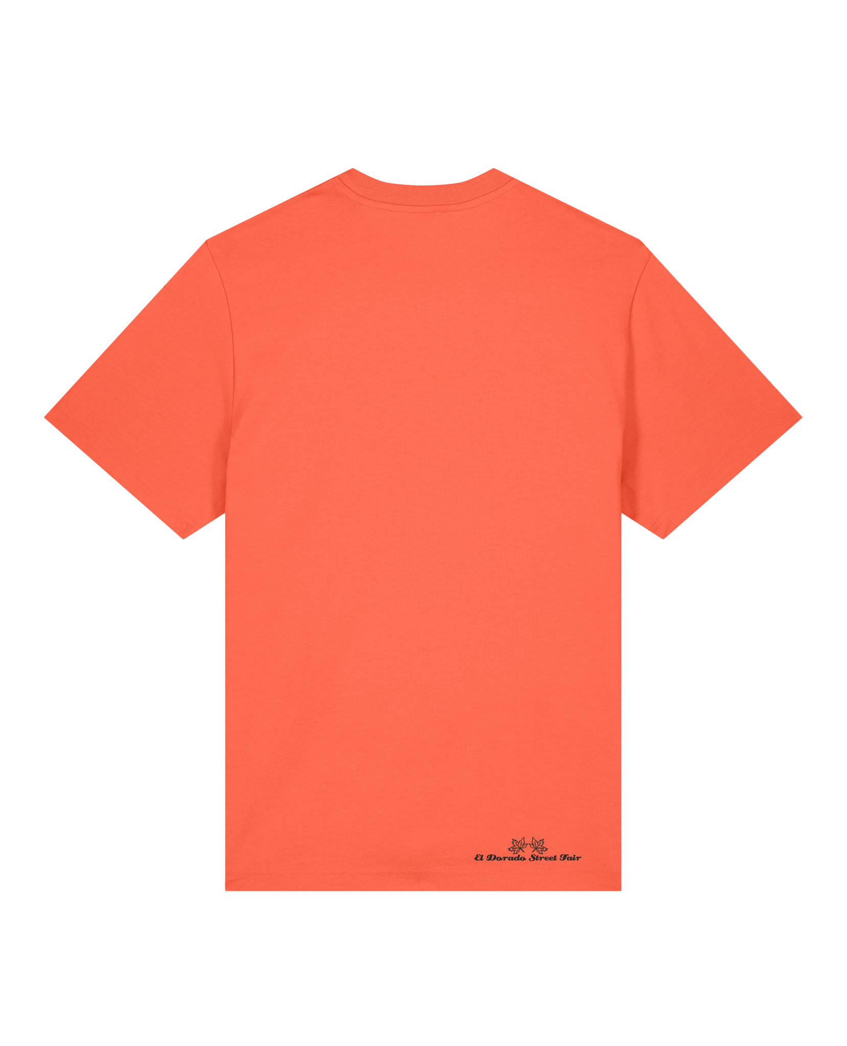 bio-unisex-relaxed fit-tshirt-basic-sttu171-mandarine-back