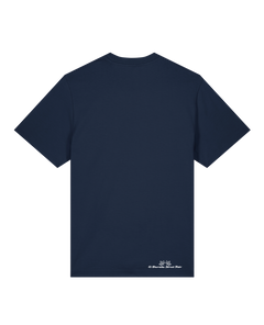 bio-unisex-relaxed fit-tshirt-basic-sttu171-marine-back