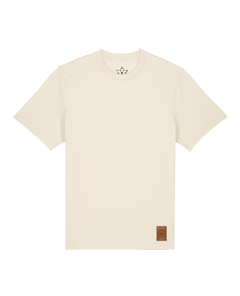 bio-unisex-relaxed fit-tshirt-basic-sttu171-natur-front