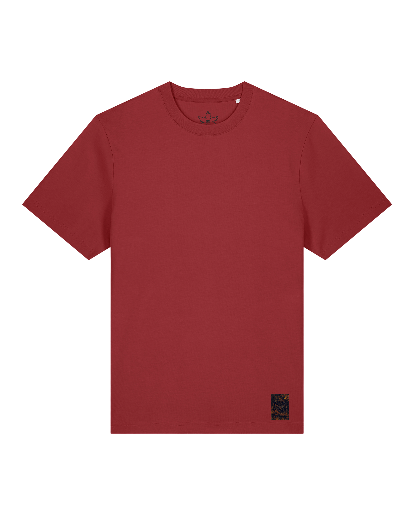 bio-unisex-relaxed fit-tshirt-basic-sttu171-terracotta-front