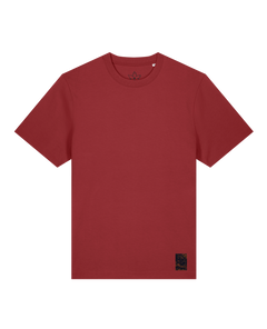 bio-unisex-relaxed fit-tshirt-basic-sttu171-terracotta-front