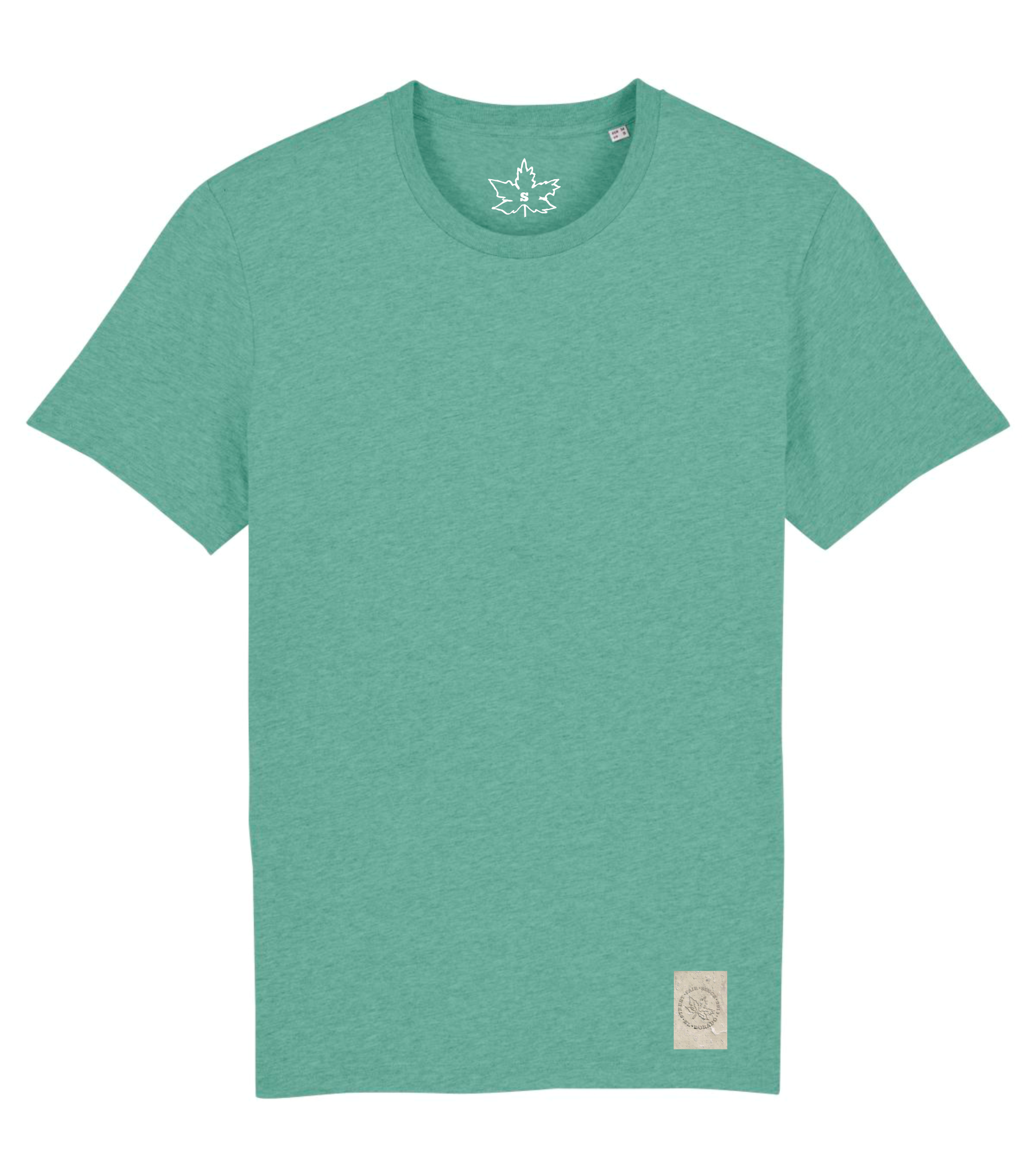Basic Bio Herren/Unisex T-Shirt - Grünton