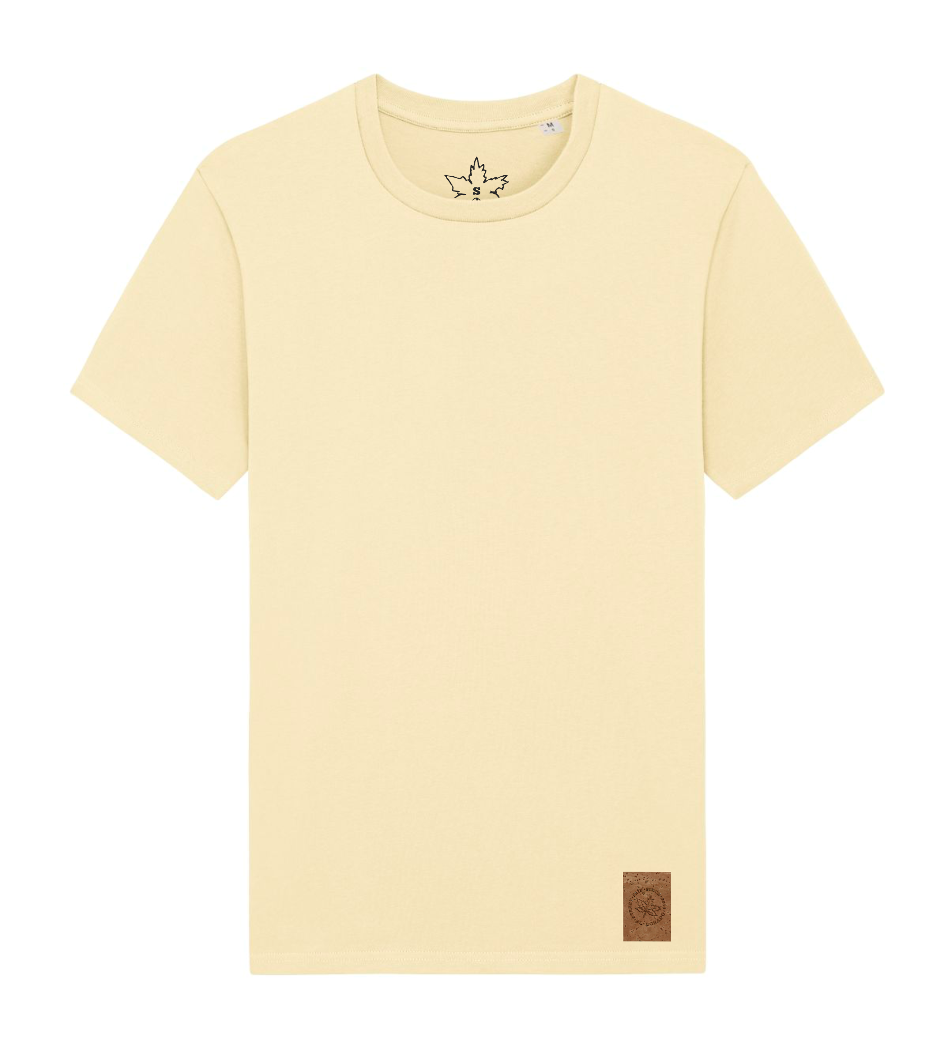 Basic Bio Herren/Unisex T-Shirt - Gelbton
