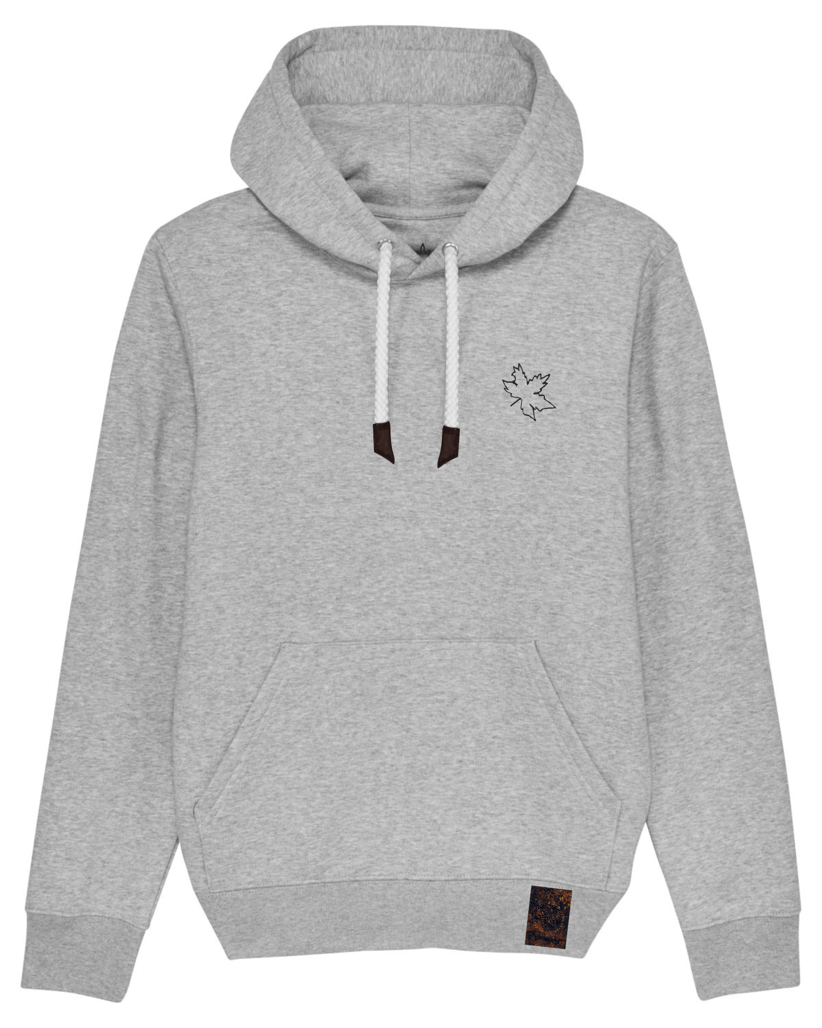 Basic Bio Unisex Hoody - Schwarz-Weisston