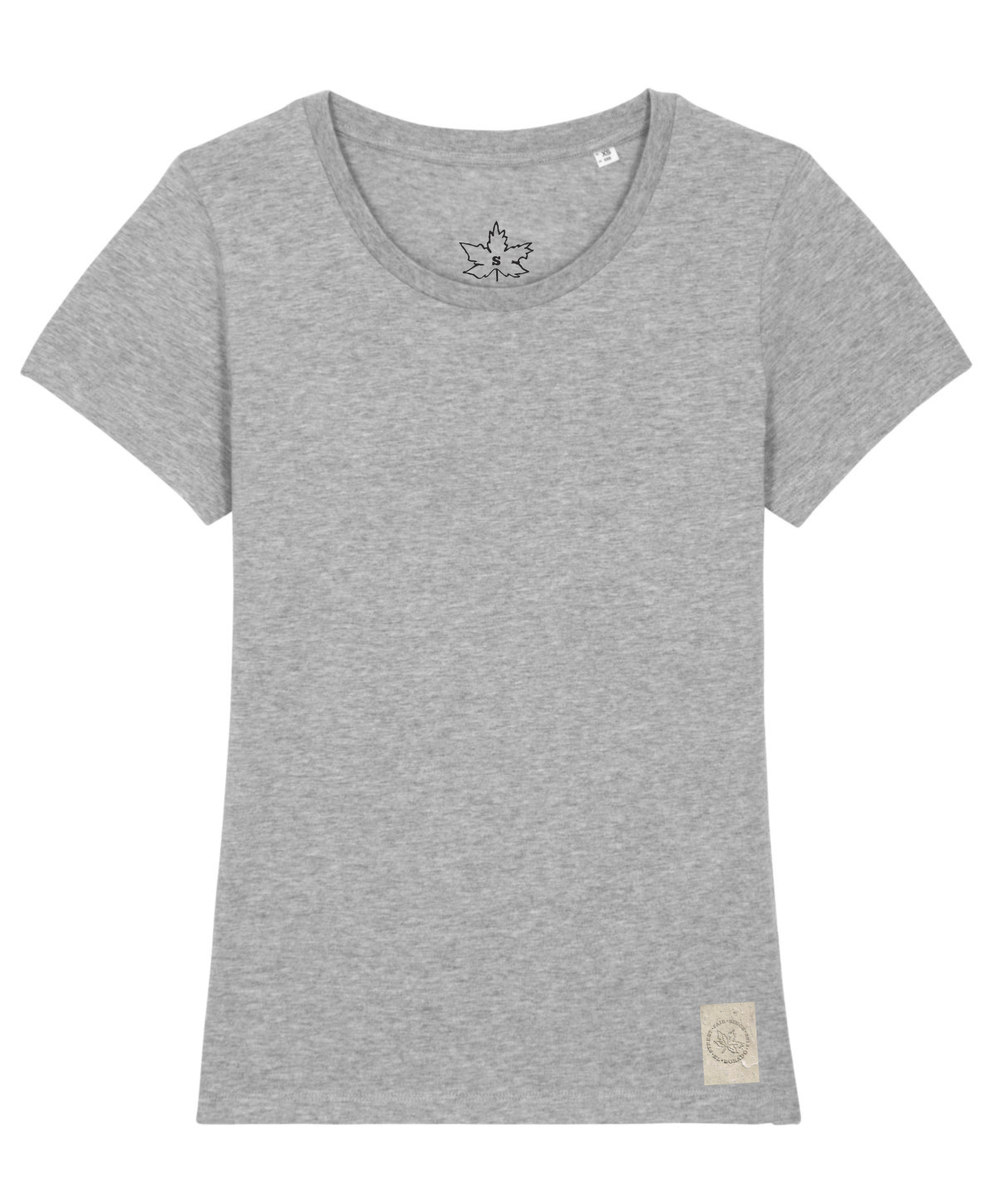Basic Bio Damen T-Shirt - Schwarz-Weisston