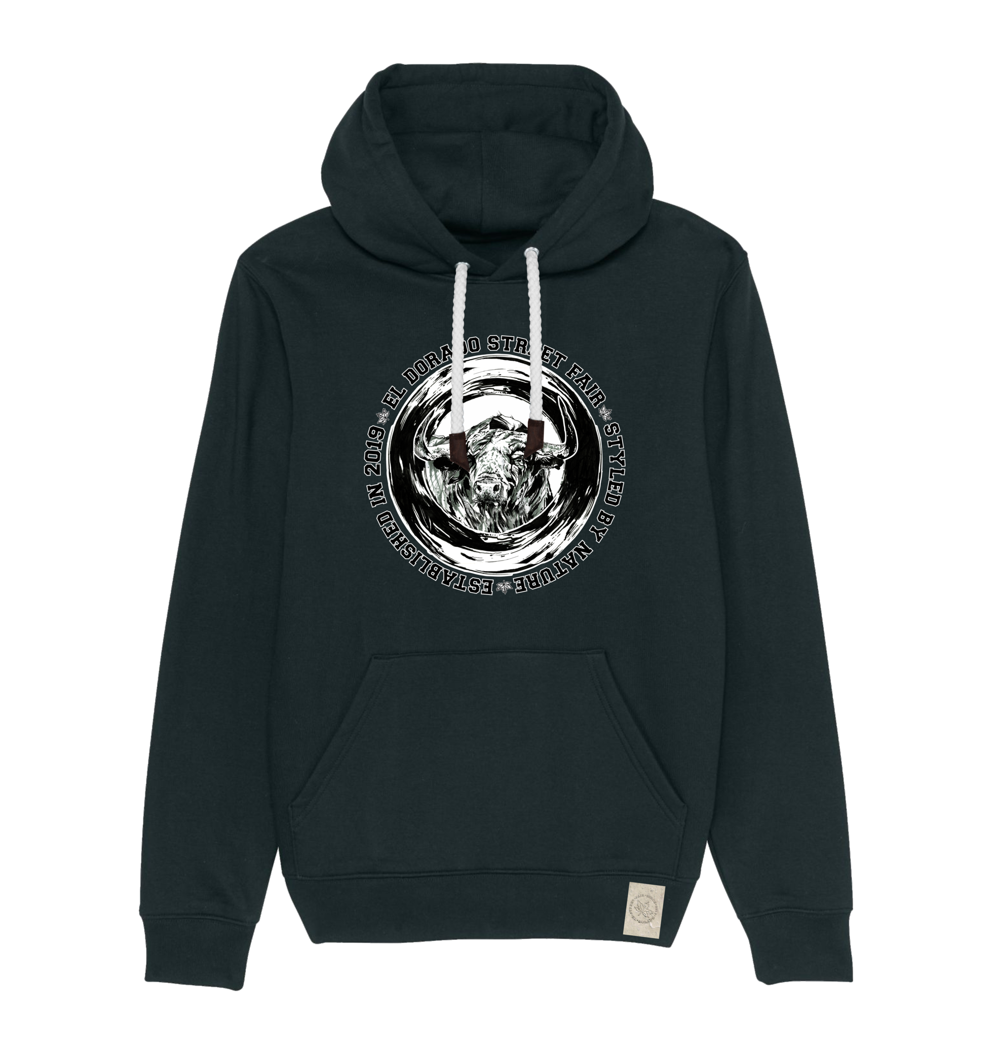 Oxpower - organická unisex mikina s kapucí