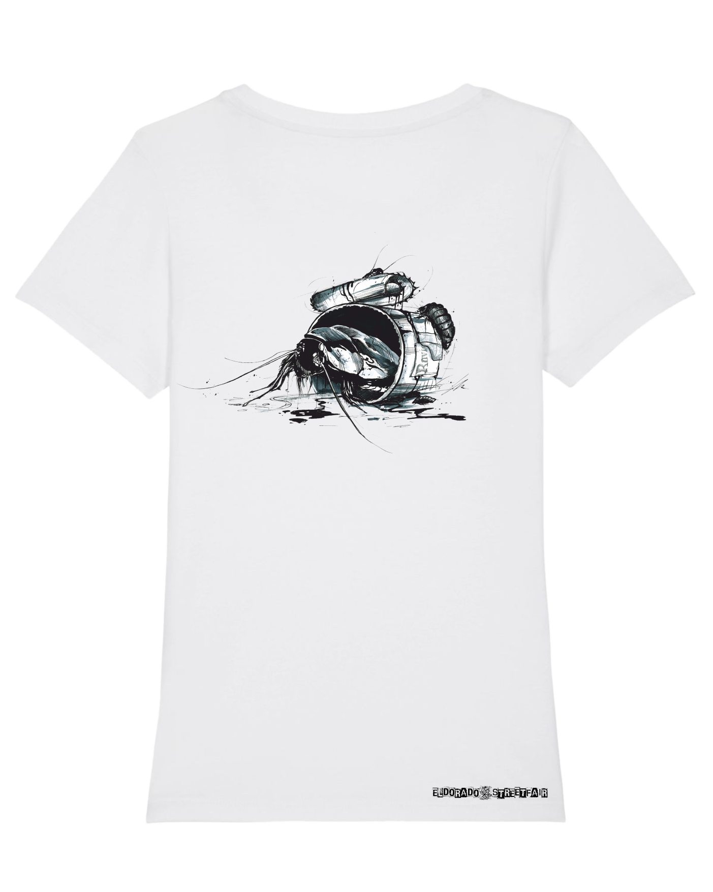 Cockroach Ranch - Bio Damen Shirt (Backprint)