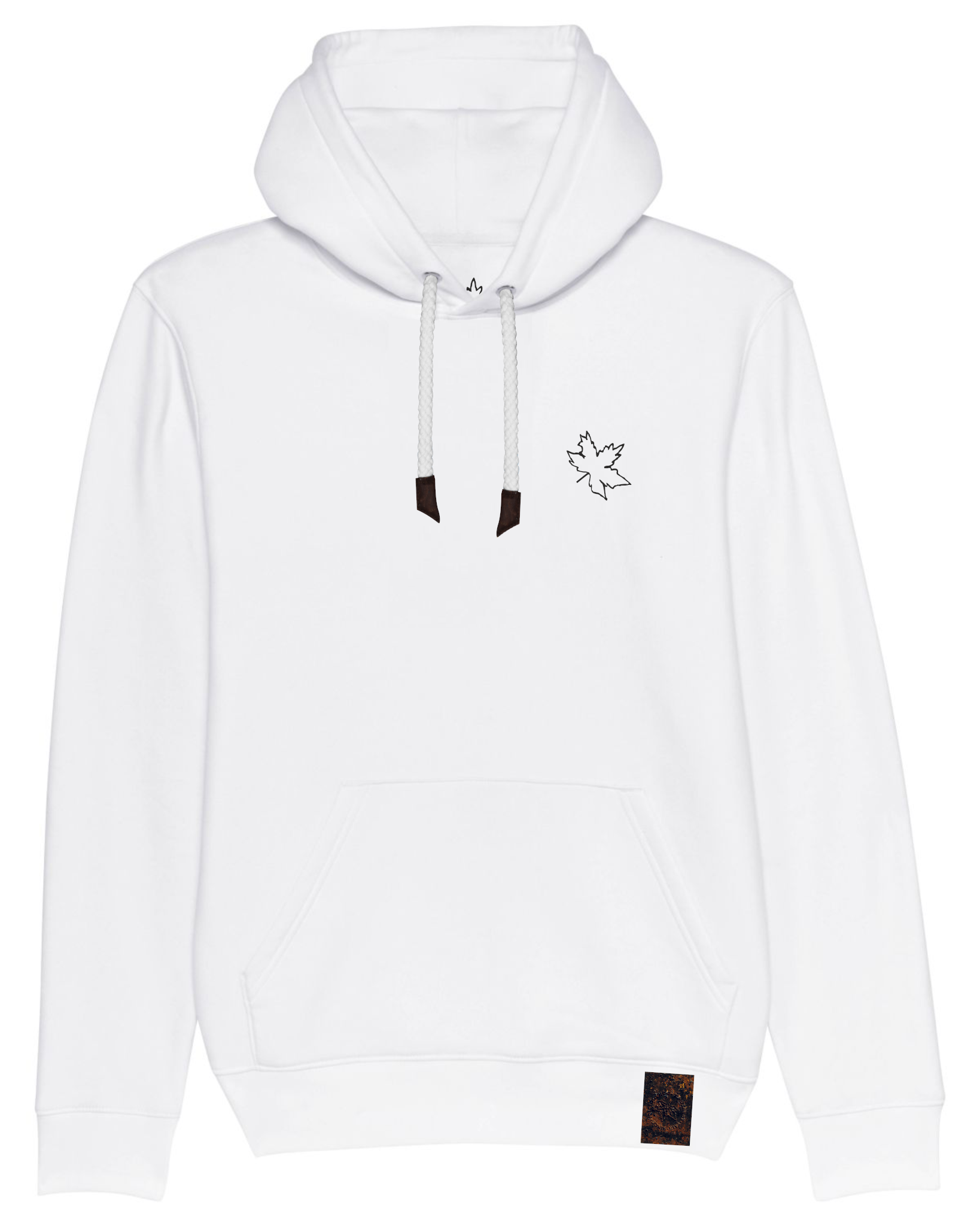 Basic Bio Unisex Hoody - Schwarz-Weisston